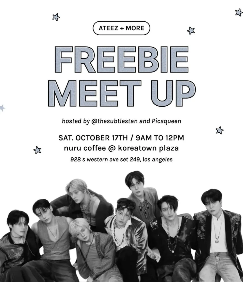 ATEEZ FREEBIE MEET UP, LA