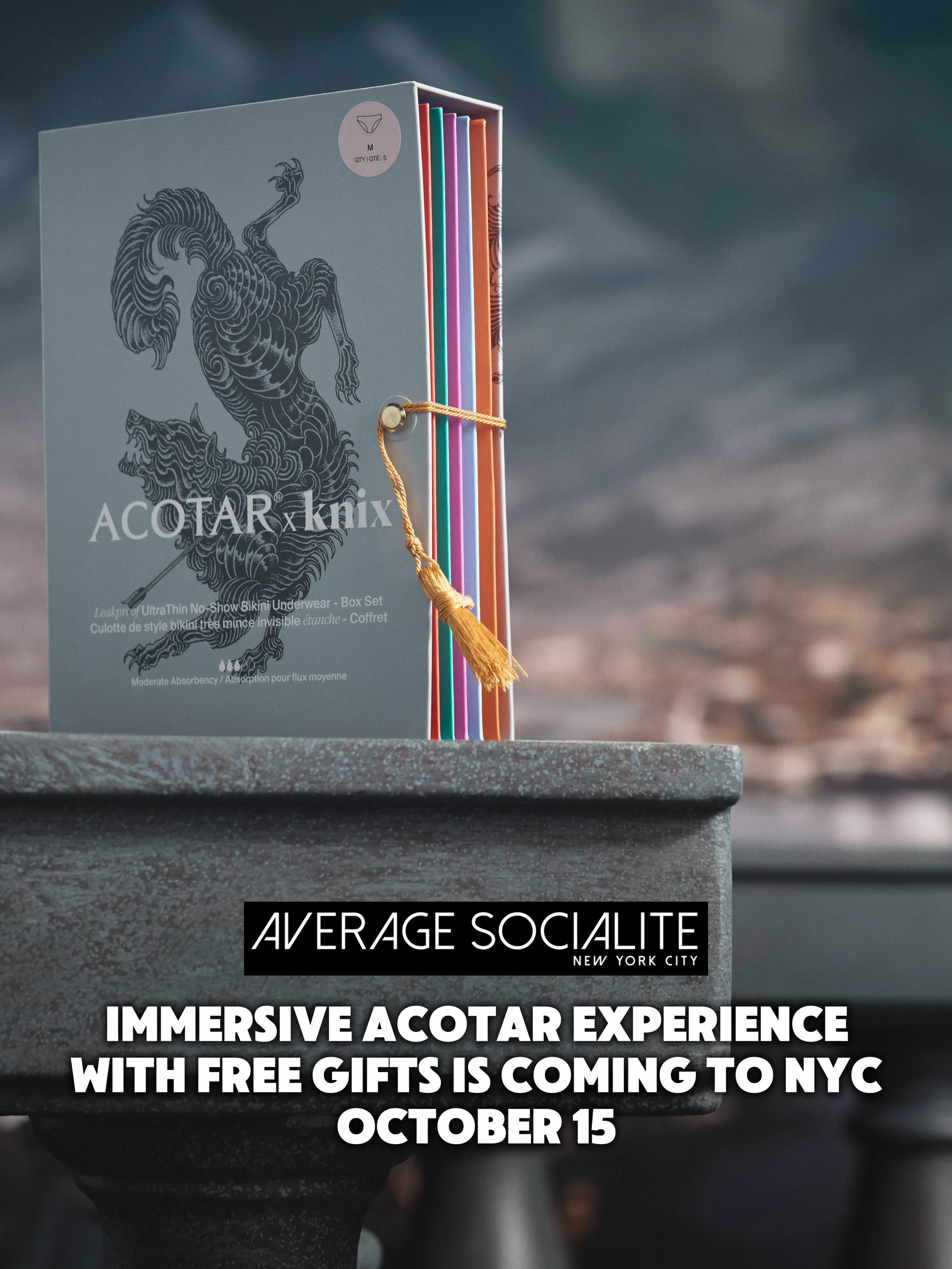 NYC ACOTAR fans, this one&rsquo;s for you. 🌙✨ Prythian is coming to Chelsea on October 15! Comment &lsquo;ACOTAR&rsquo; to have all the details sent to your inbox.

Celebrate the launch of the @knix x ACOTAR collection with an immersive pop-up inspi