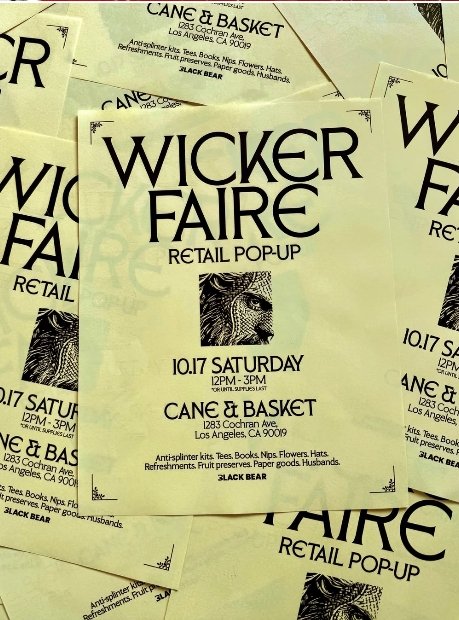 WICKER FAIRE RETAIL POP-UP, LA
