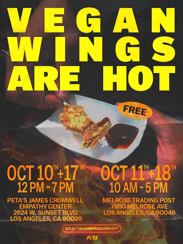 PETA'S VEGAN HOT WING CHALLENGE, LA