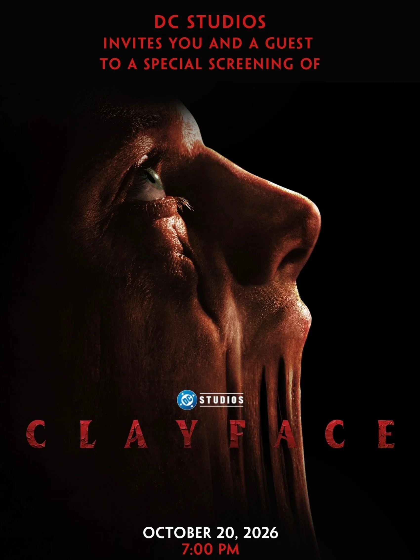Average Socialite is proud to partner with @warnerbros for an ADVANCE SCREENING of @clayfacemovie on October 20 in Manhattan! 🍿

From the world of Gotham comes a chilling Hollywood horror tale about a struggling B-movie actor who injects himself wit