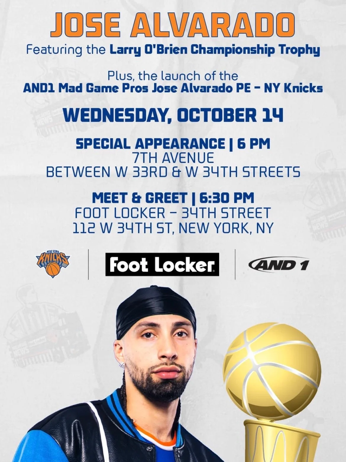 JOSE ALVARADO MEET &amp; GREET, NYC