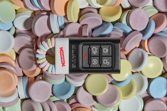 SLATE AUTO X SMARTIES FREE CANDY TRUCK, NYC