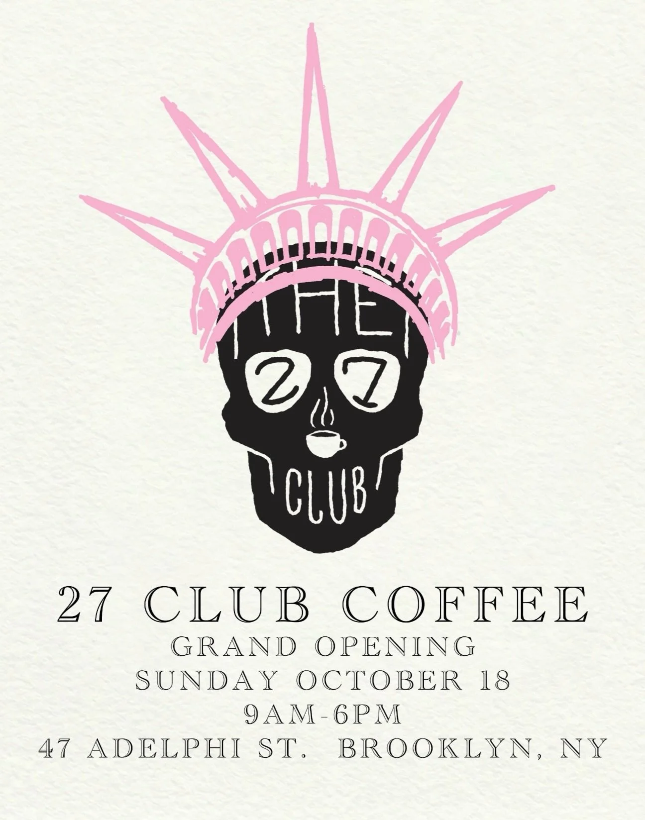27 CLUB COFFEE GRAND OPENING, NYC