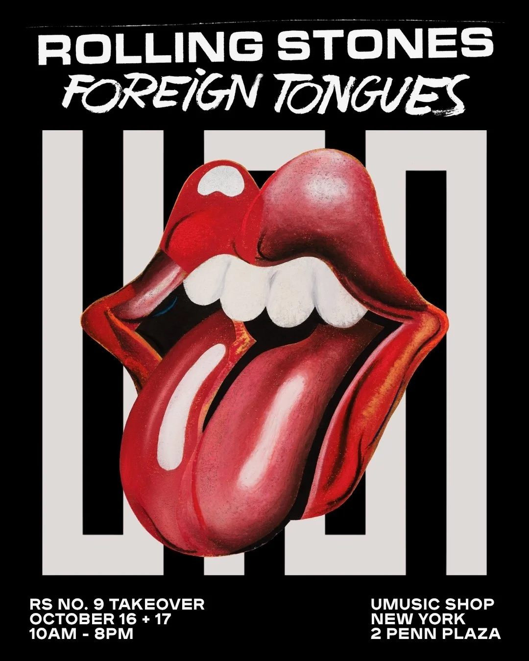 UMUSIC SHOP: ROLLING STONES NO.9 TAKEOVER, NYC 