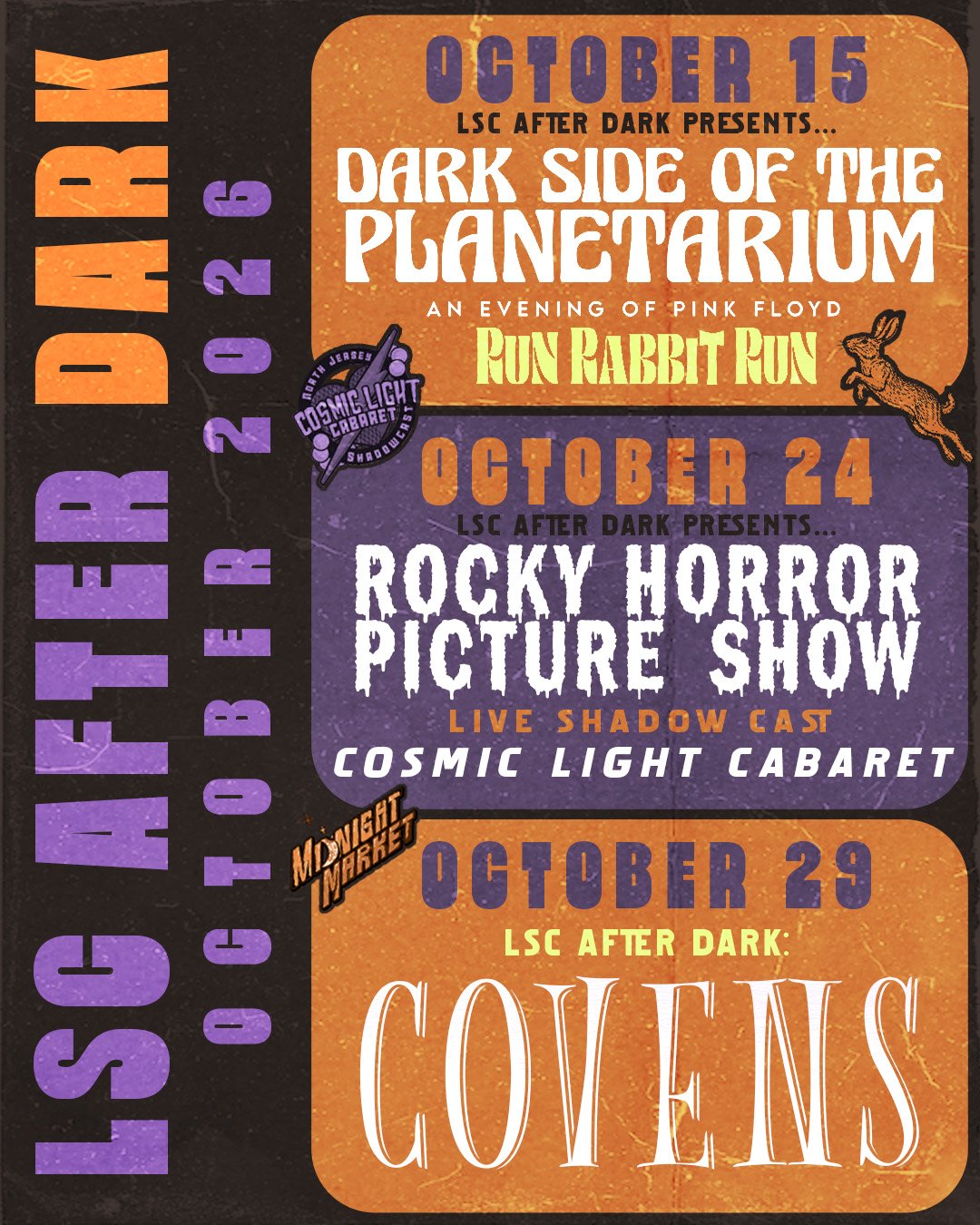 LIBERTY SCIENCE CENTER: ROCKY HORROR PICTURE SHOW AND LSC AFTER DARK: COVENS, NJ 