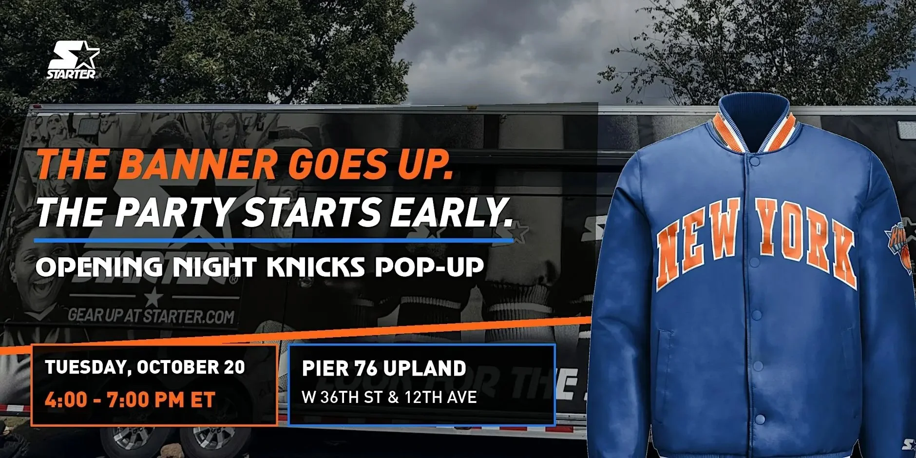 STARTER OPENING NIGHT KNICKS POP-UP FEATURING LARRY JOHNSON, NYC