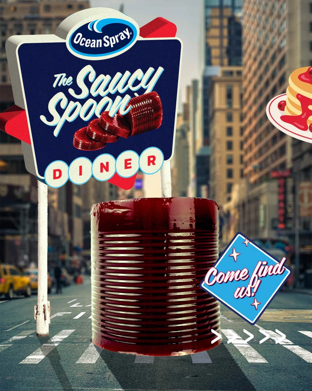 OCEAN SPRAY SAUCY SPOON DINER POP-UP, NYC