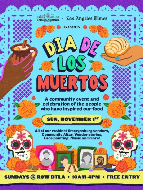 DIA DE LOS MUERTOS AT SMORGASBURG, LA