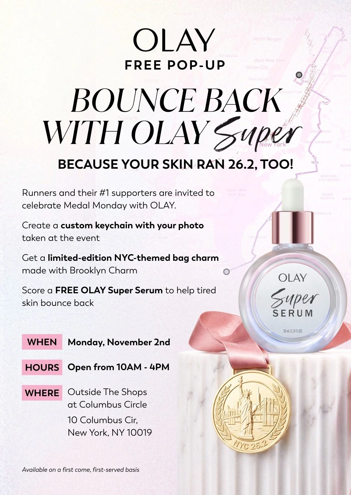 BOUNCE BACK WITH OLAY SUPER POP-UP, NYC