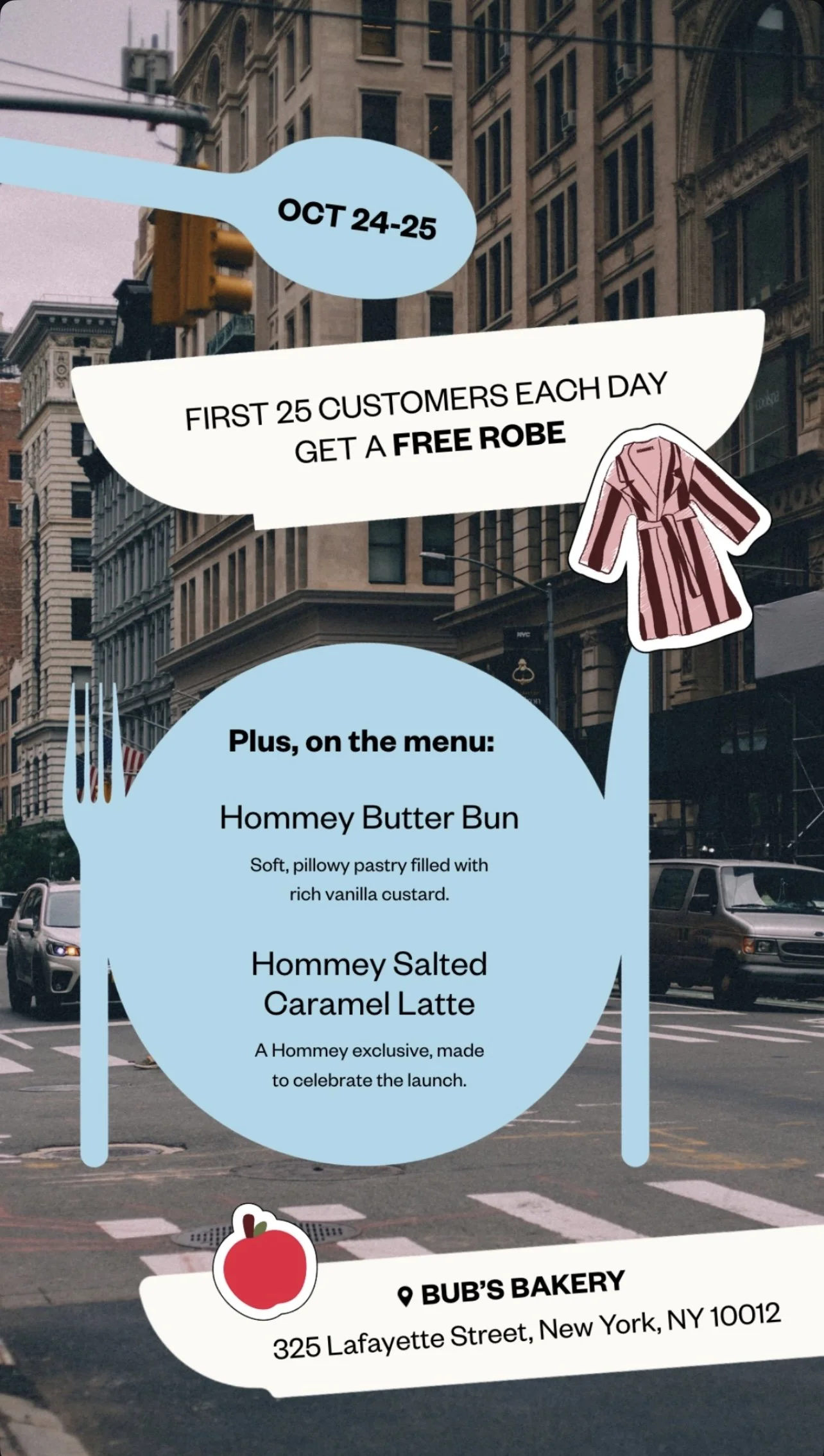 HOMMEY X BUB'S BAKERY SET THE TABLE, NYC
