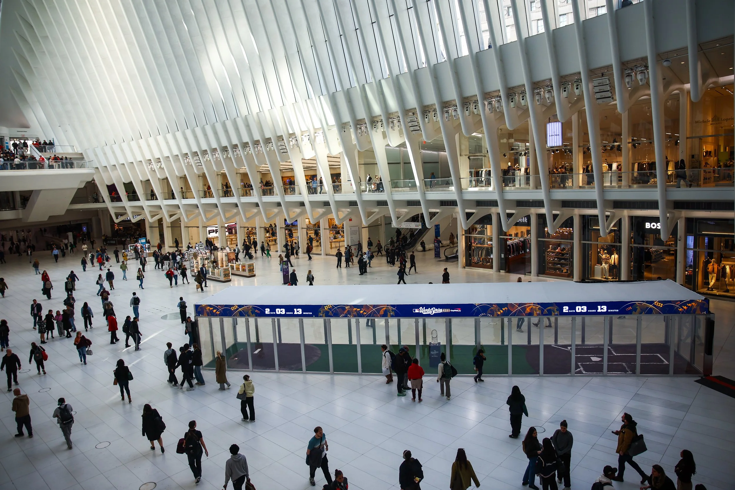 THE PAYOFF PITCH: MLB WORLD SERIES ACTIVATION AT THE OCULUS, NYC