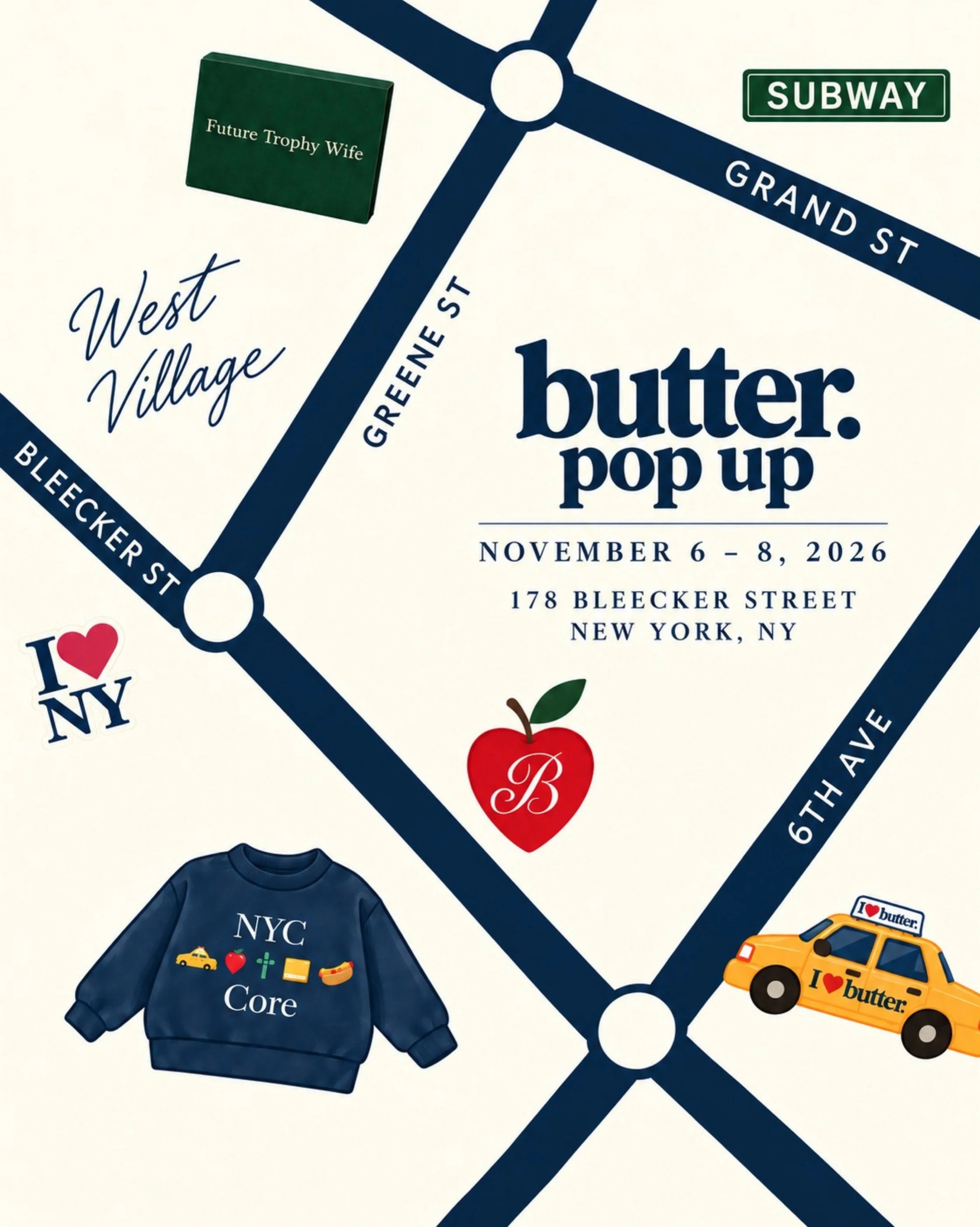 BUTTER. POP-UP, NYC 