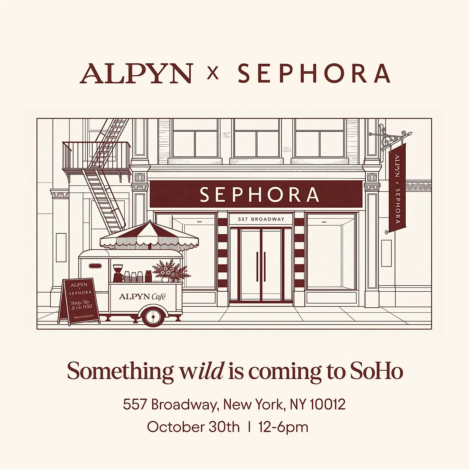 ALPYN X SEPHORA POP-UP, NYC
