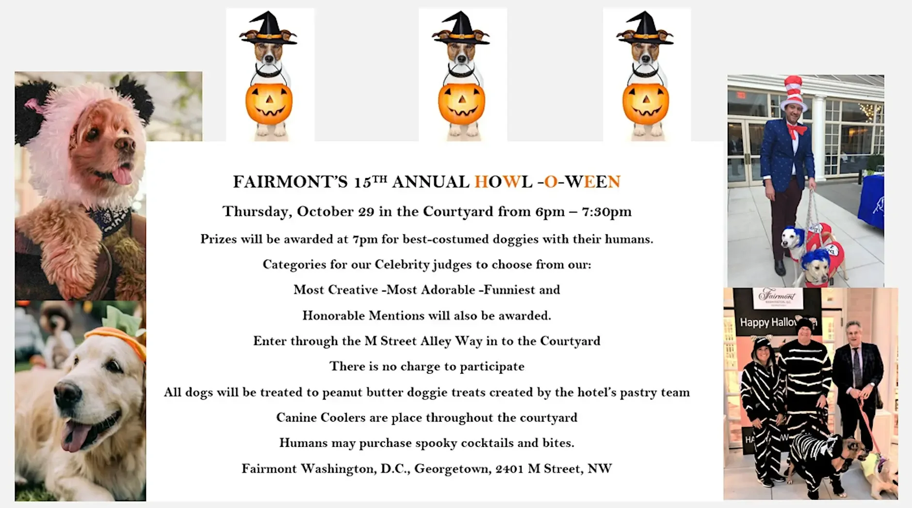 FAIRMONT'S 15TH ANNUAL HOWLL-O-WEEN, DC 