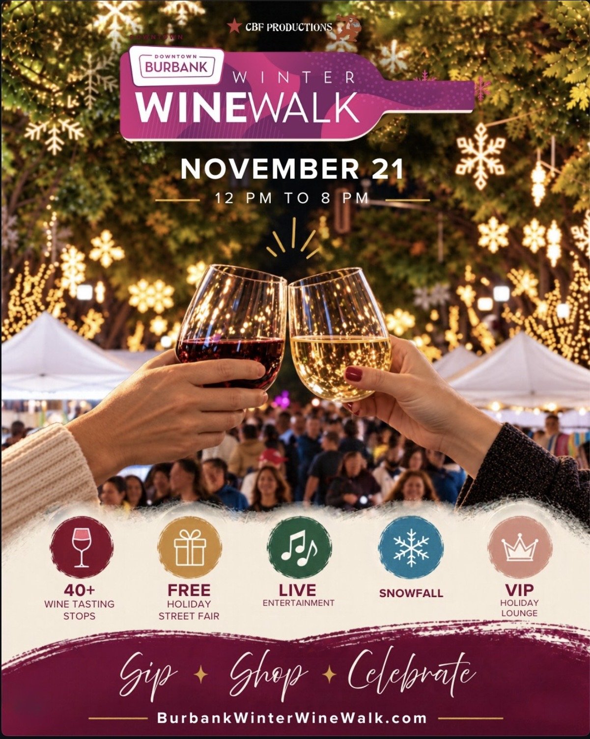 BURBANK WINTER WINE WALK, LA