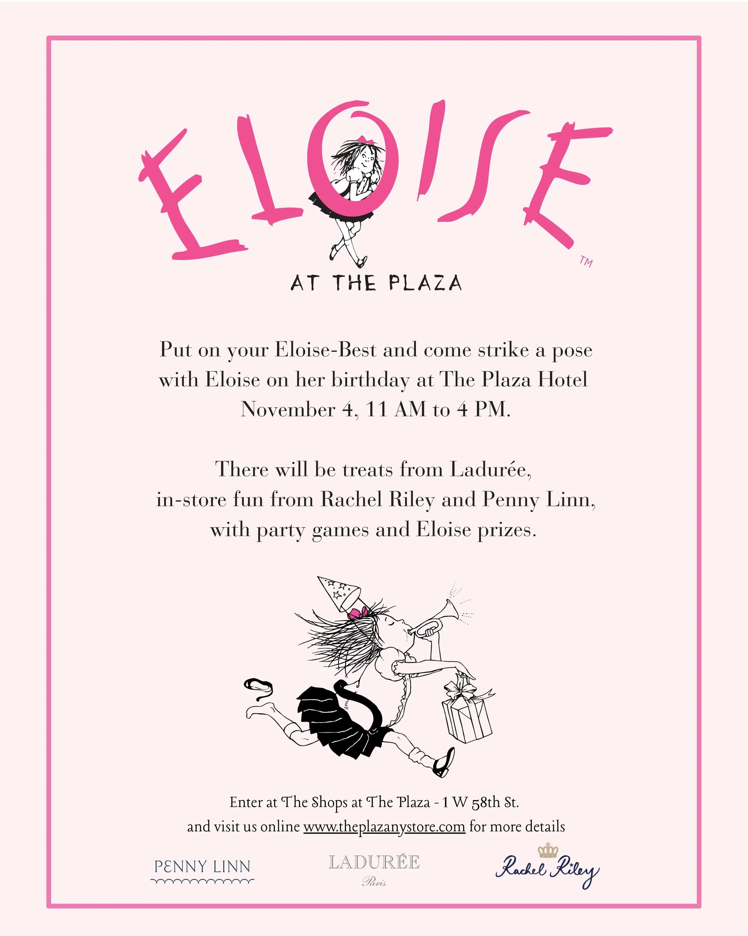 ELOISE AT THE PLAZA, NYC 