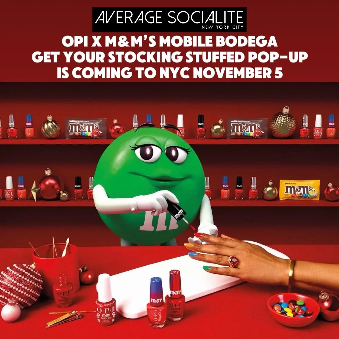 🍬 Something SWEET is rolling into NYC on November 5! 💅

**Comment &ldquo;OPI&rdquo; to have all the details sent directly to your inbox!** 💌

@opi and @mmschocolate are teaming up for the ultimate candy-inspired holiday pop-up in NYC! Celebrate th