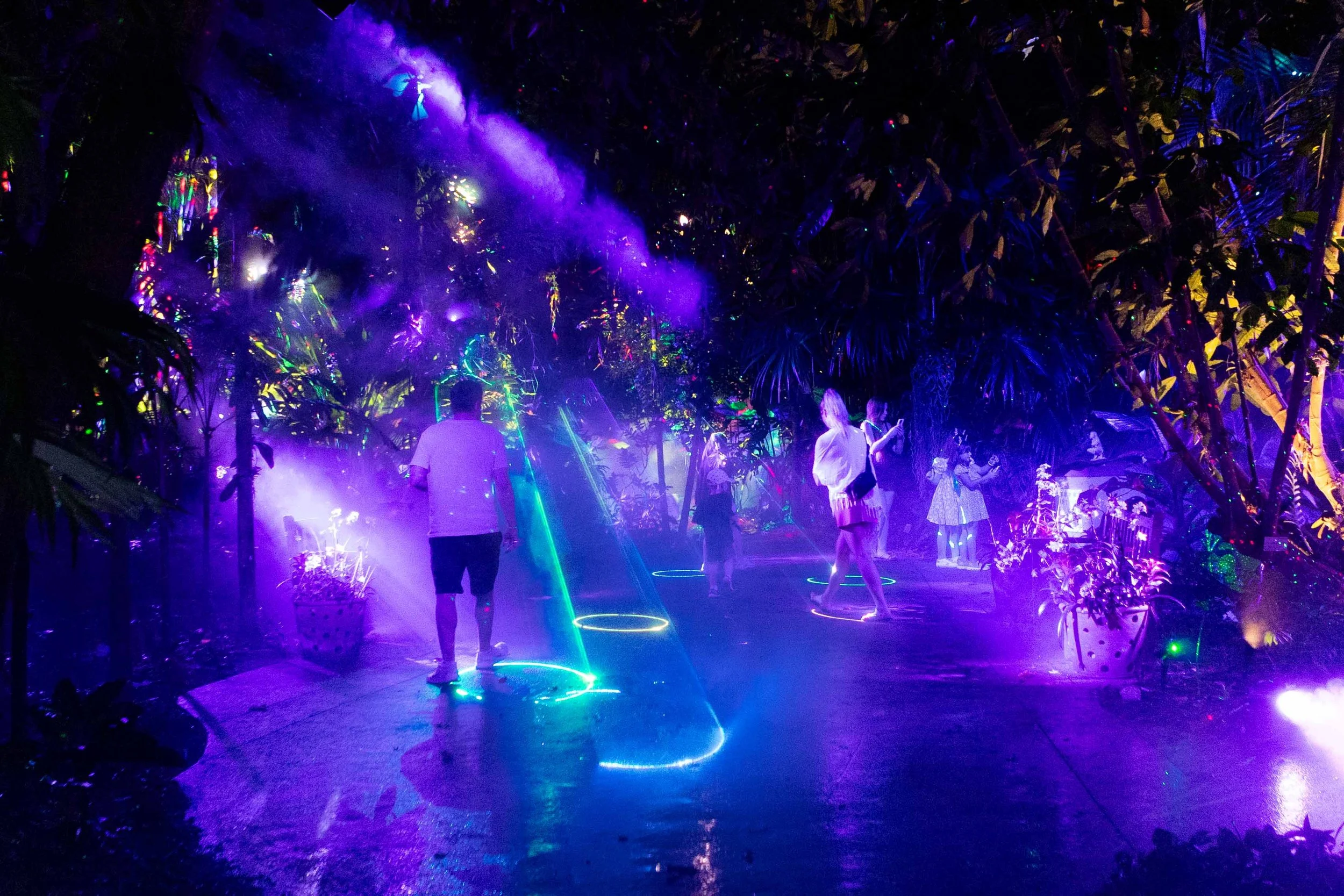 NIGHTGARDEN AT FAIRFIELD TROPICAL BOTANIC GARDEN, MIAMI