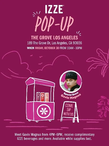 IZZE POP-UP, LA
