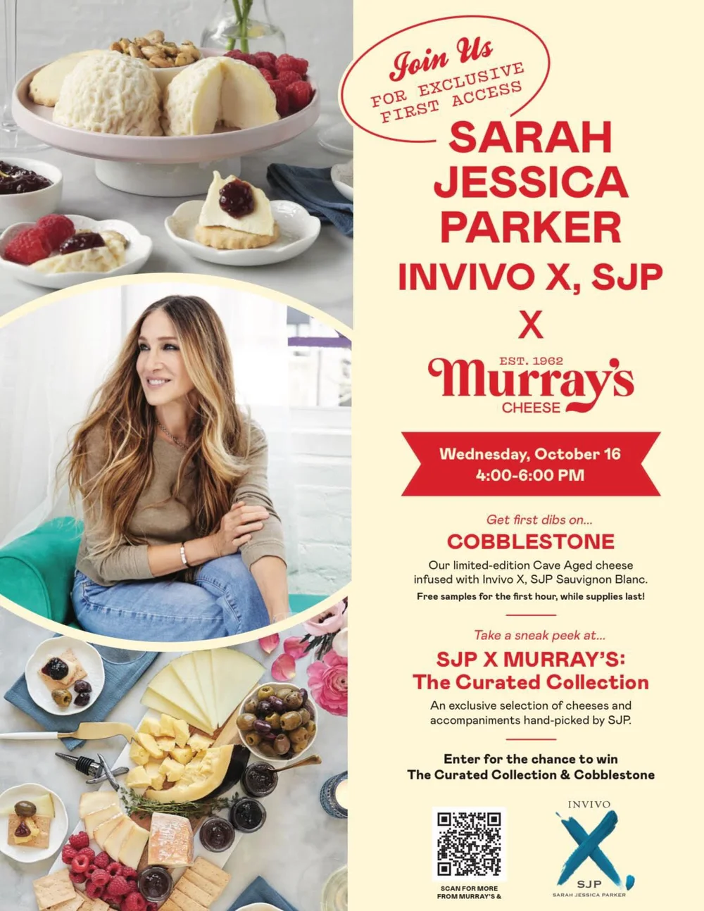 SJP X MURRAY'S CHEESE: THE CURATED COLLECTION, NYC — Average Socialite