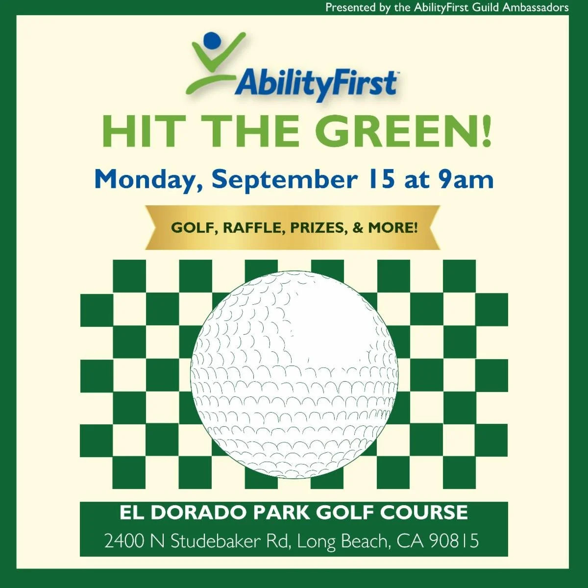 1ST ANNUAL HIT THE GREEN FOR ABILITY FIRST, LA — Average Socialite