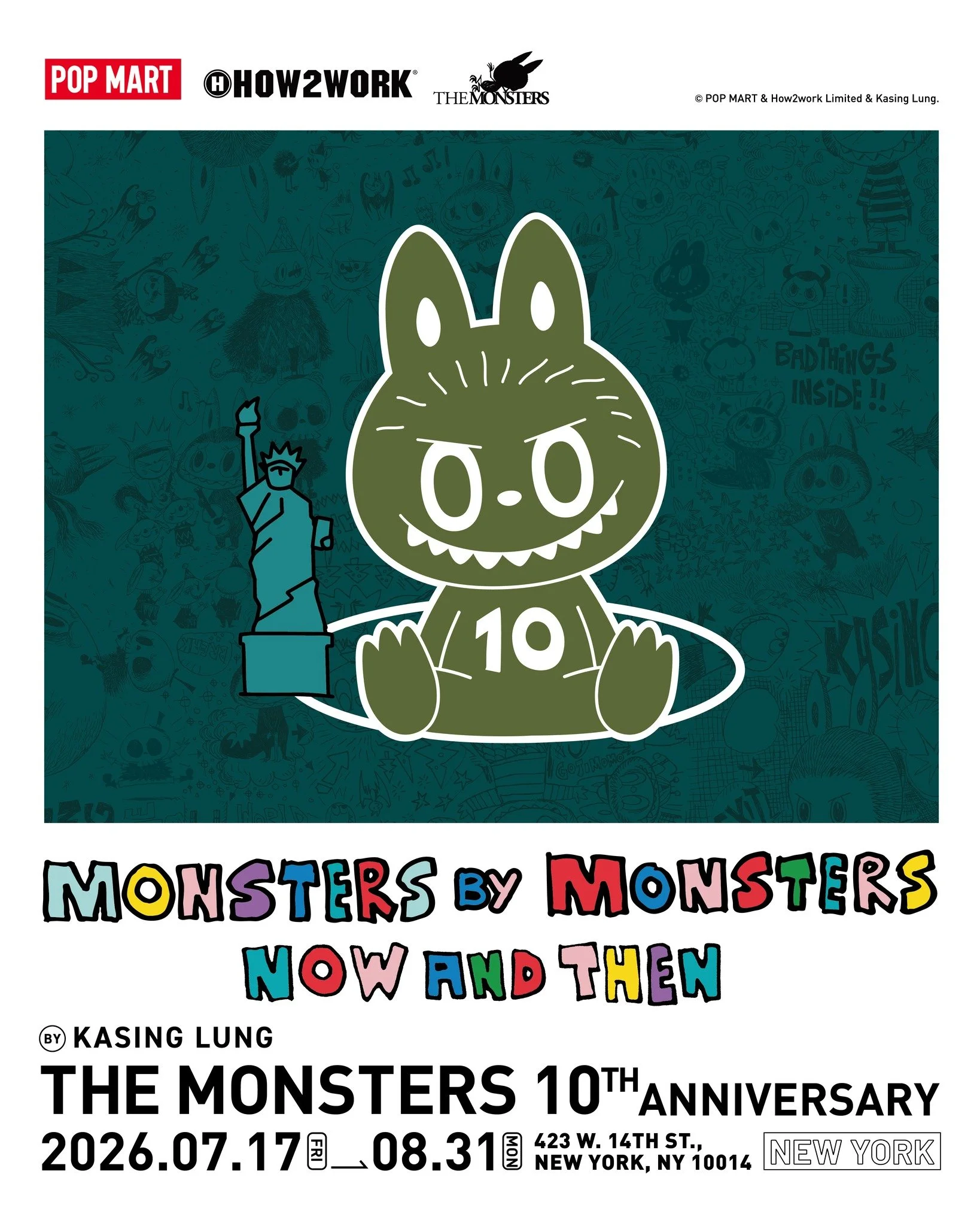 THE MONSTERS 10TH ANNIVERSARY GLOBAL TOUR, NYC — Average Socialite