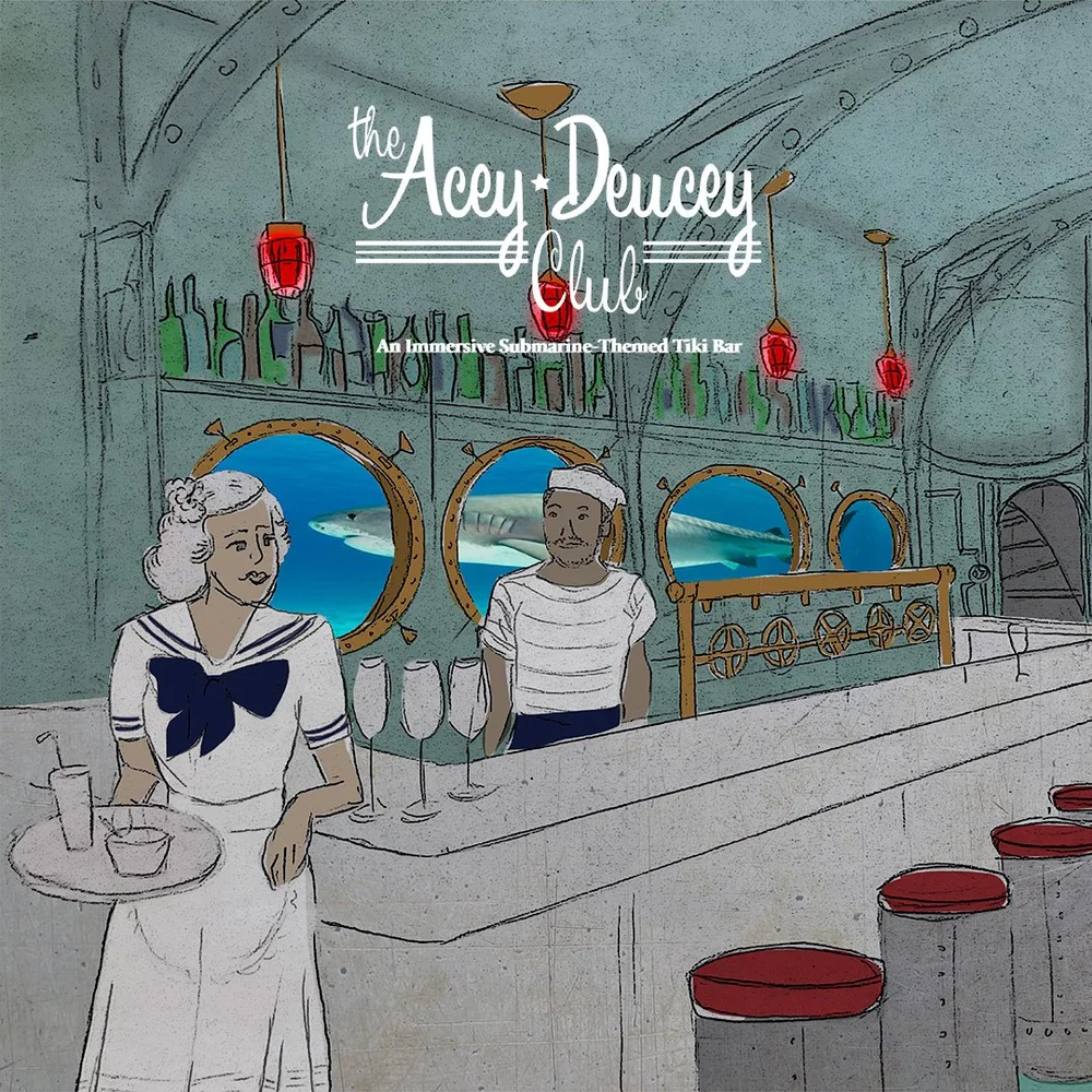 A SUBMARINE-THEMED TIKI BAR: THE ACEY-DEUCEY CLUB, SAN DIEGO — Average  Socialite
