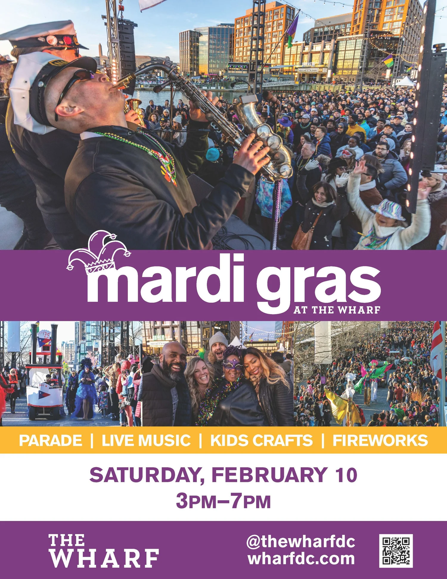 the wharf mardi gras 2025