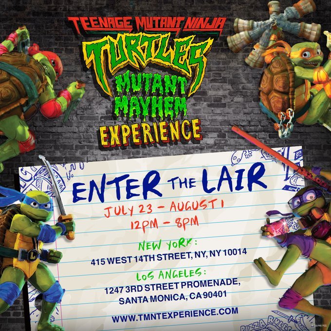 Teenage Mutant Ninja Turtles Mutant Mayhem Experience