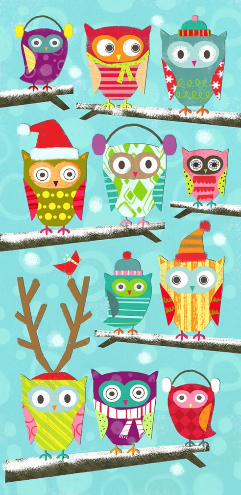 Christmas Owls