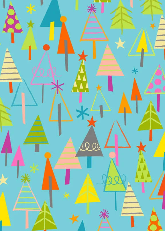 Rainbow Christmas Trees