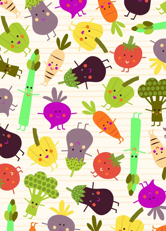 Happy Vegetables