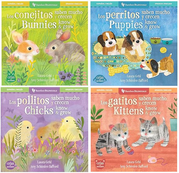 Bilingual Baby Animal Know and Grow Series. Barefoot Books
