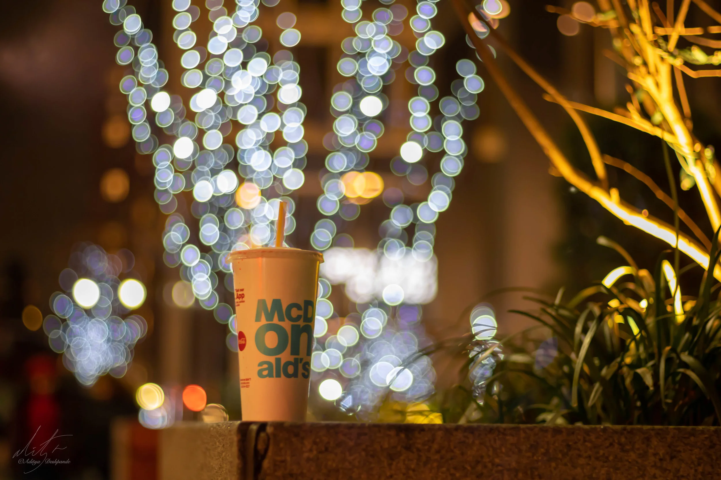 McDonald's in the lights