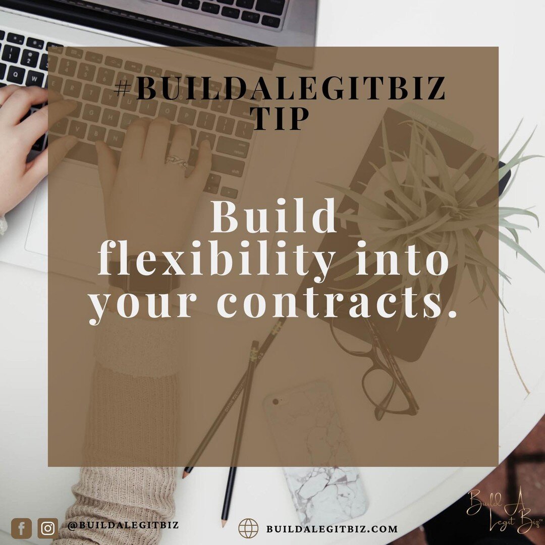 Hey CEOs,

It&rsquo;s been busy and the #BuildALegitBizTip of the Week is here to help you protect your biz. 

In May, we are still talking contracts because they are key to protecting your business and I&rsquo;ve seen DIY contracts missing key safeg