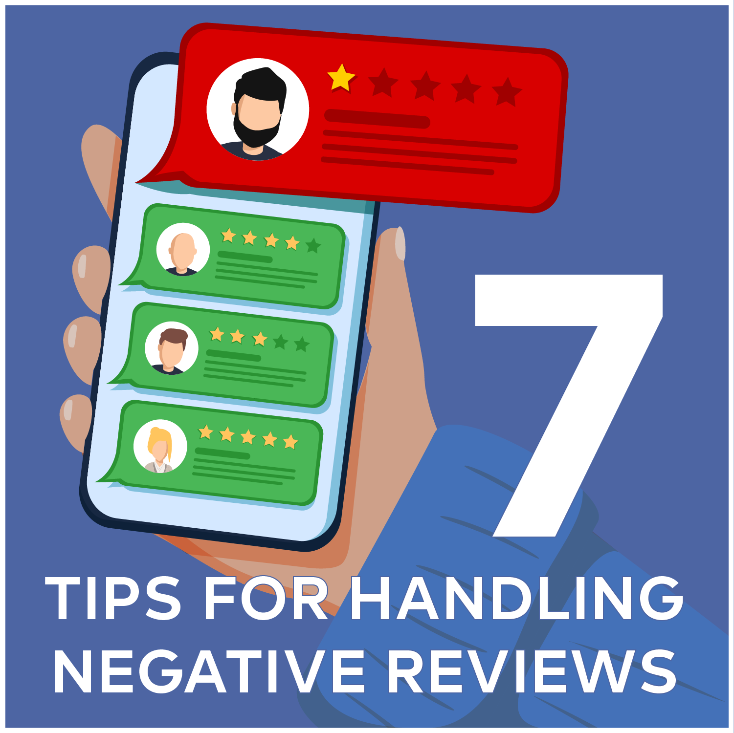 Seven Practical Tips for Handling Negative Reviews for Your Business