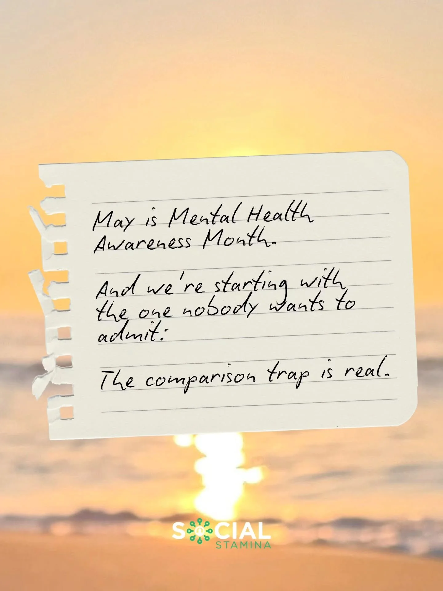 May 1st: Mental Health Awareness Month starts today, and we're kicking it off with something every small business owner has felt but rarely says out loud.

You open the app. Someone just landed a huge client. Another one just hit a milestone. A compe