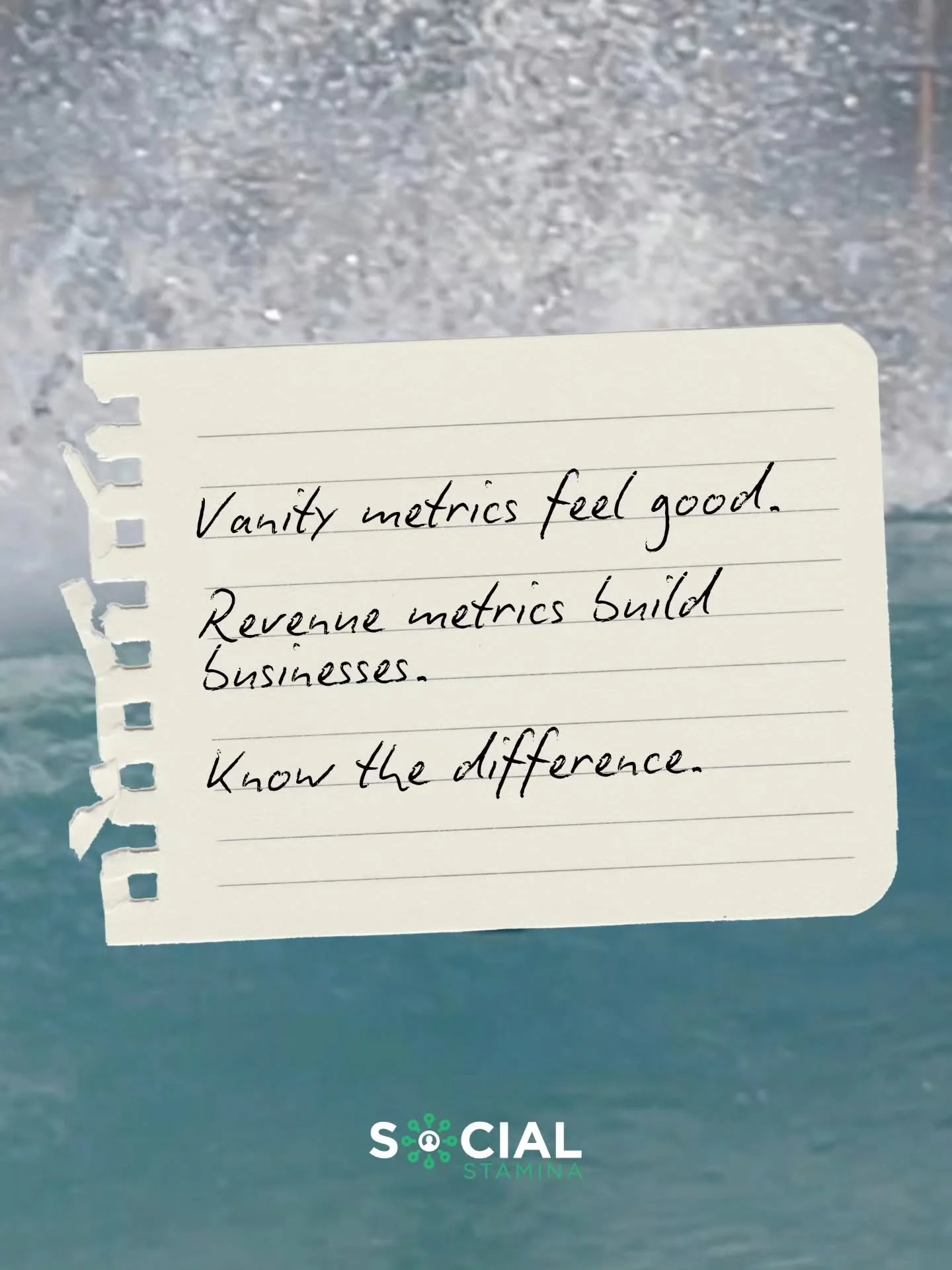 Your follower count does not pay your invoices.

Neither does a viral post with zero conversions. 

So many business owners are optimizing for likes, shares, and reach while their actual growth metrics flatline.

Here is what to track instead:

Skip 