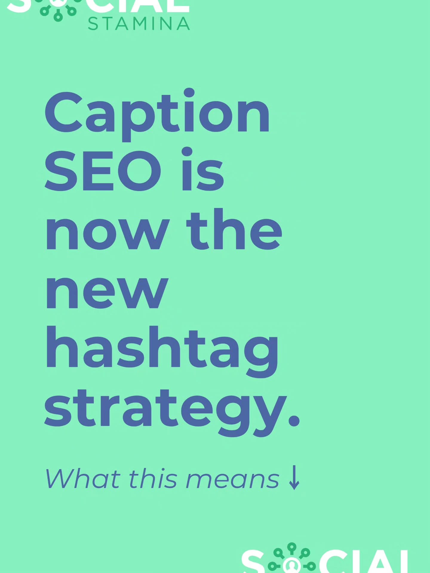 Your Instagram presence is a social channel and moonlighting as a searchable, indexable content library. How to leverage this for your social media goals: 

Save this and read it before you write your next caption ￬

Writing keyword-rich captions hel