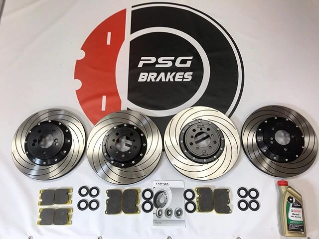 F87 M2
- Stock brakes, upgraded to Tarox F2000 2 piece bolted discs front and rear
- Pagid RSL29 pads
- Castrol SRF brake fluids
#performanceshopgeel #pagid #castrol #tarox #bmw #m2 #f87m2 #f82 #bmwm2