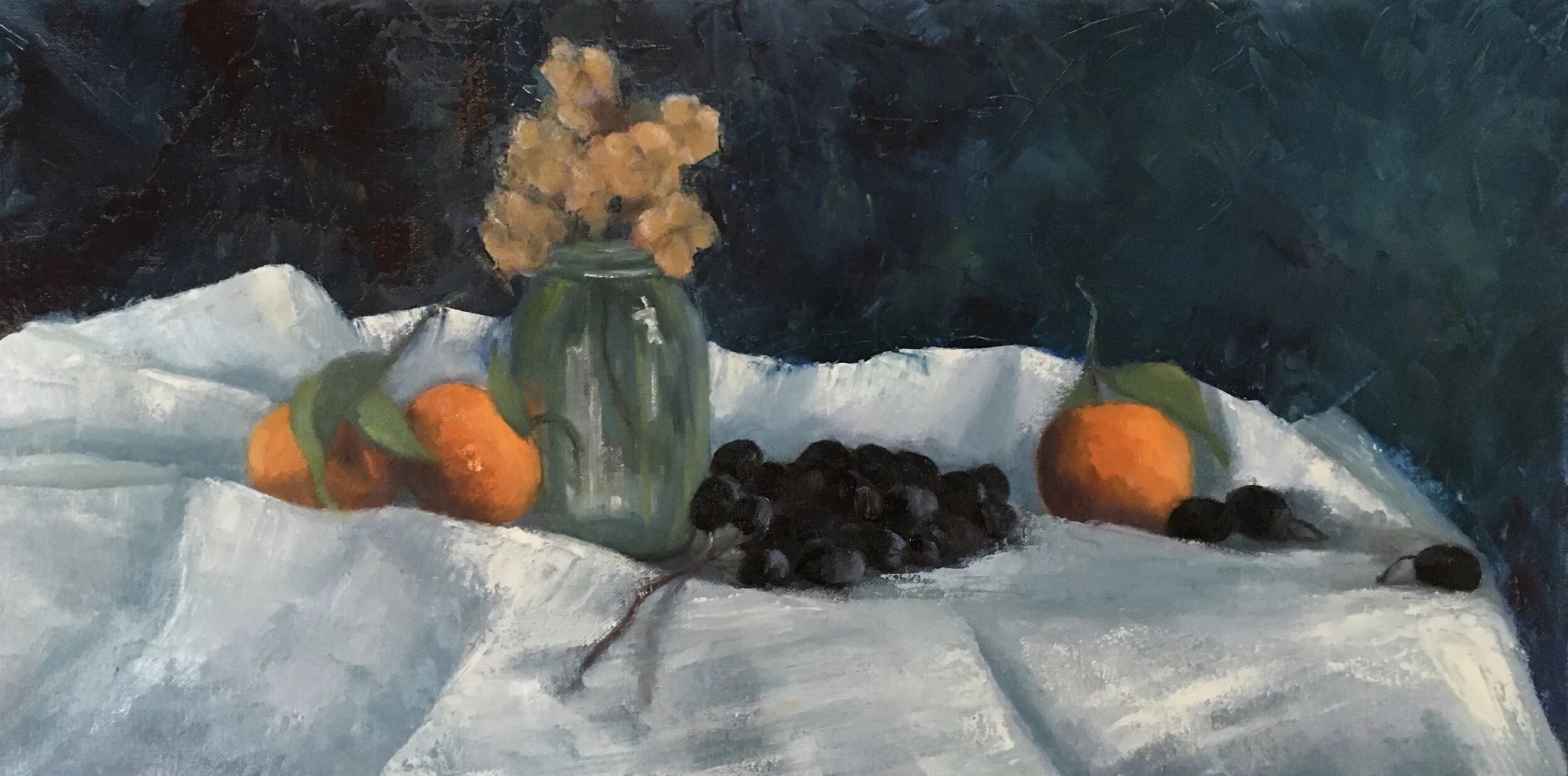 AGAINST THE BLUEGREEN WALL