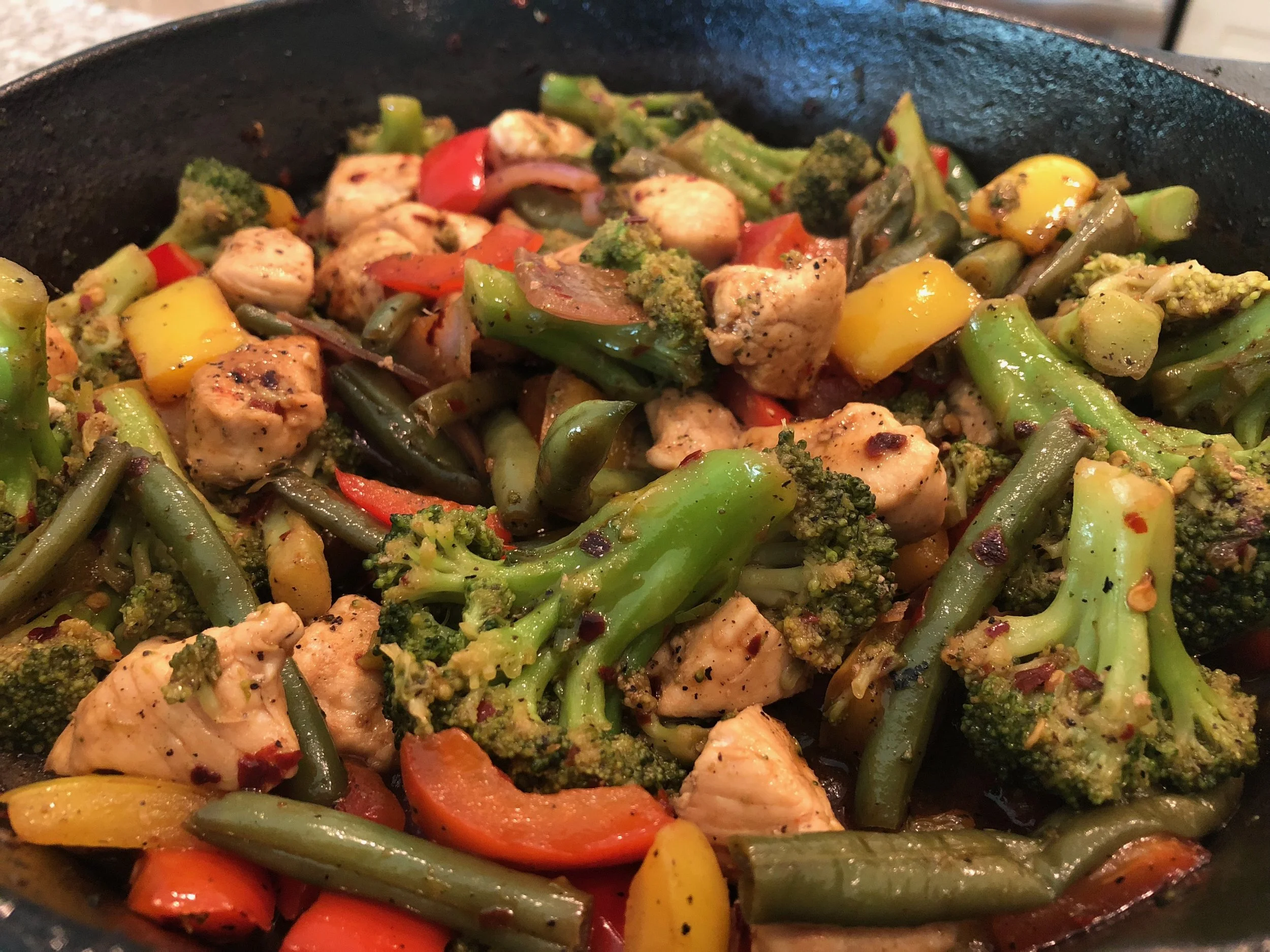 chicken stir-fry
