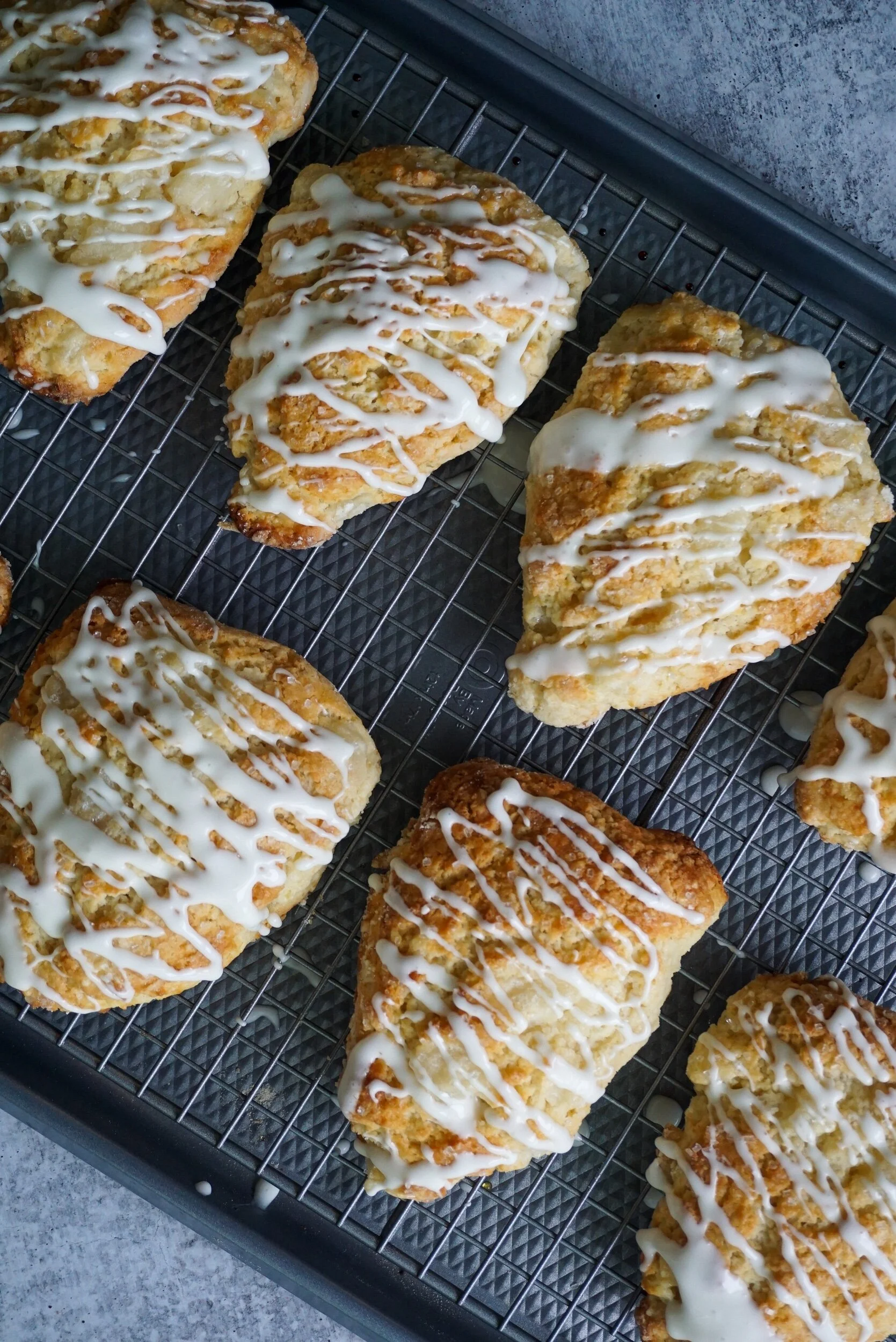 ginger pear scones
