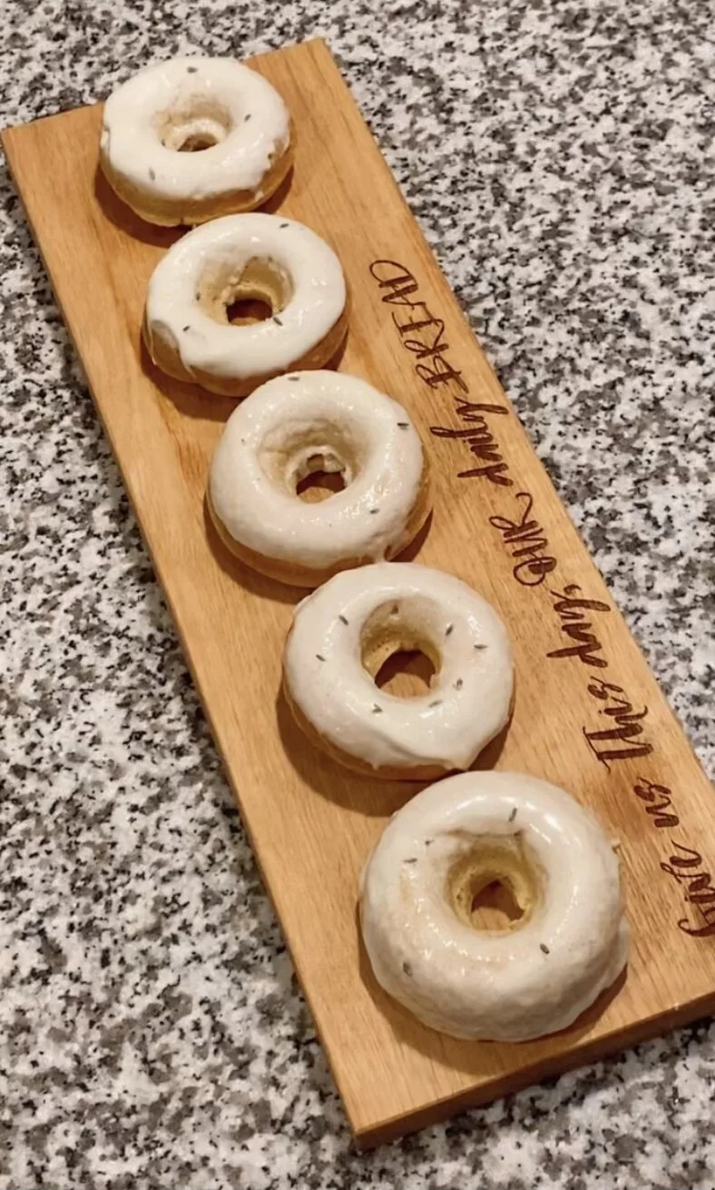 lavender vanilla donuts