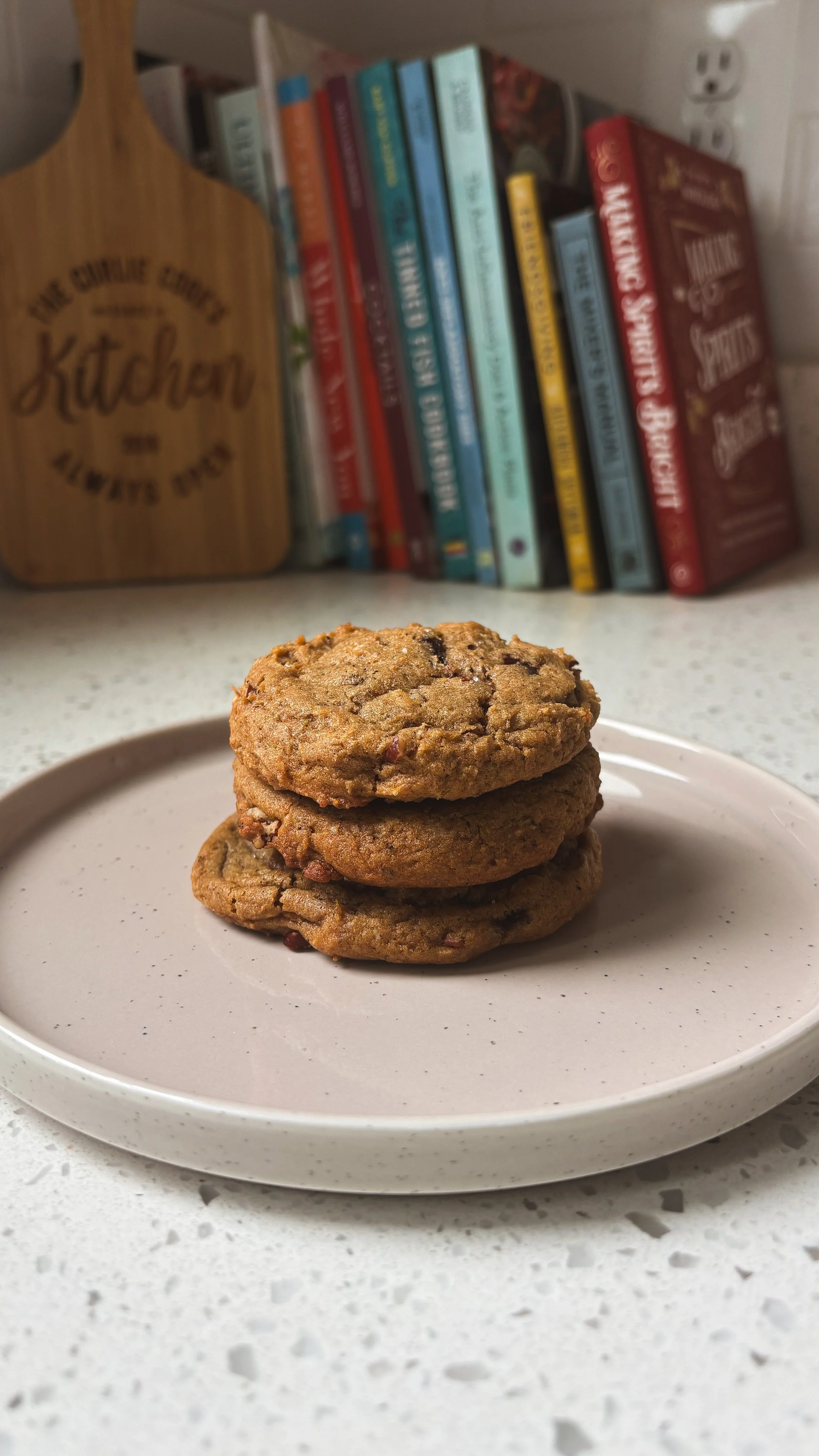 brown butter sweet potato cookies