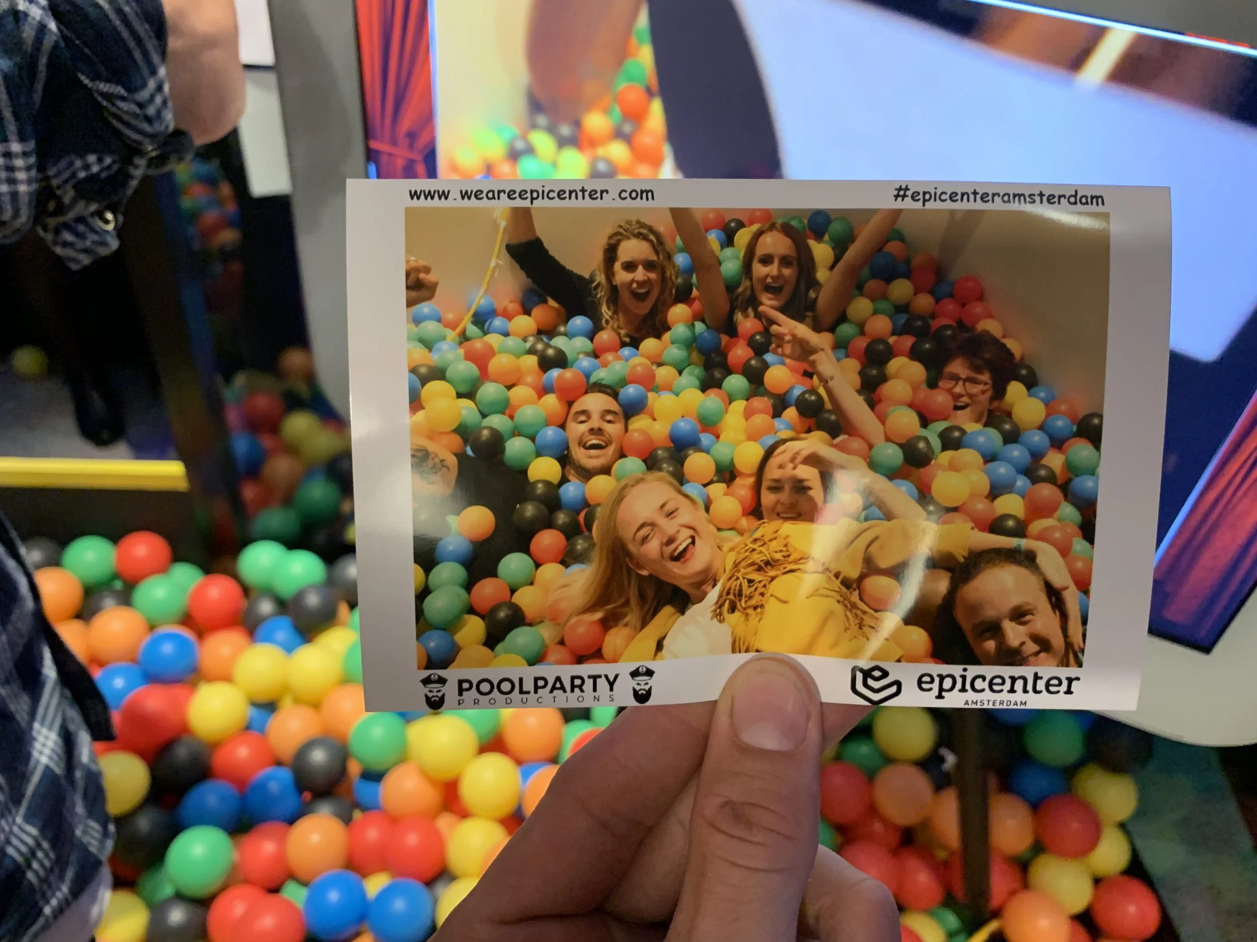 Photobooth + Ballenbak. Epicenter Amsterdam