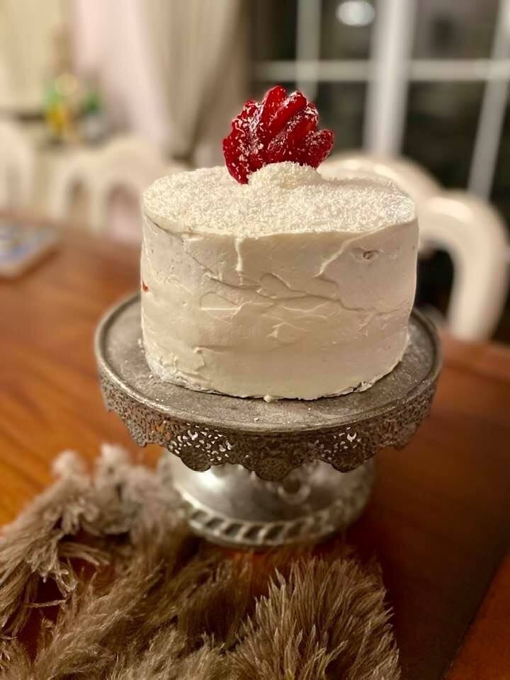 Лека ванилова торта със здравословни продукти "Ледената кралица" от кухнята на Лиа-Филипа