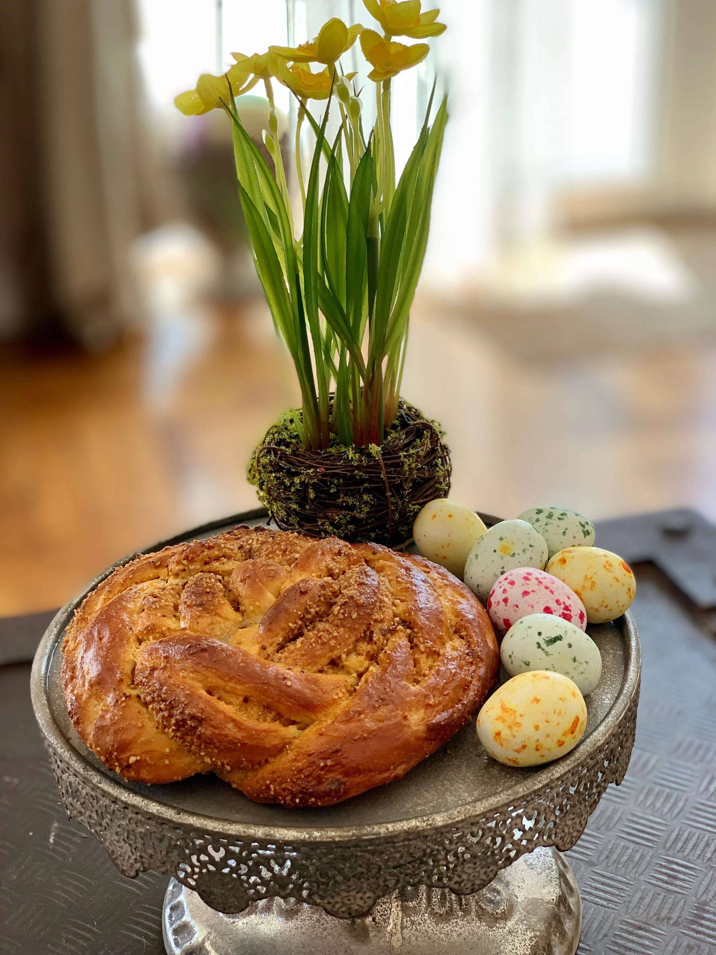 Лесен козунак с квас в хлебопекарна