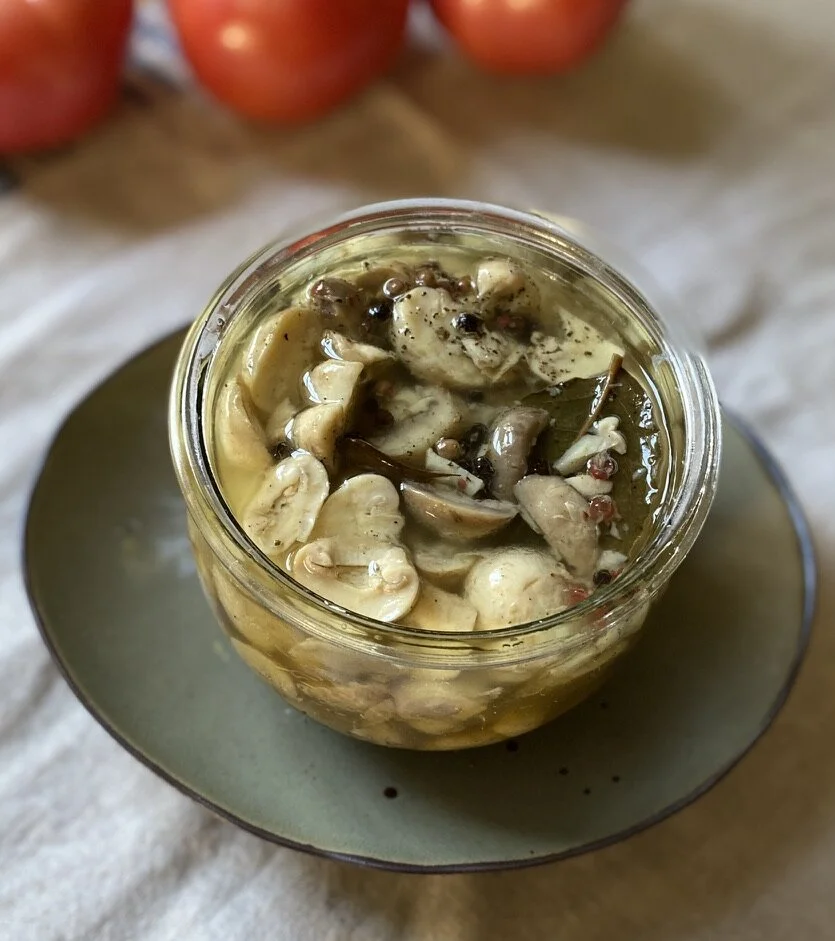 Бързи мариновани гъбки по руски (за постна "дроб" - сарма)